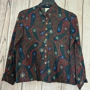 Vintage Geiger collections womens wool Top & Skirt size 34 & 36